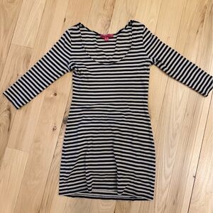 Betsey Johnson vintage 80s/90s punky Striped Mini Dress